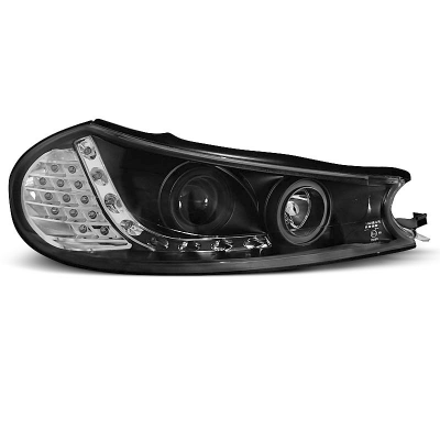 Faros Delanteros Luz Diurna Ford Mondeo 10.96-08.00 Fondo Negro