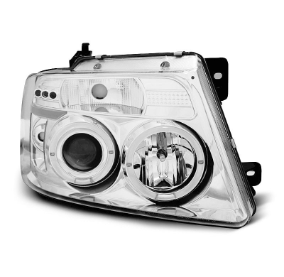 Faros Delanteros Angel Eyes Ford F150 Mk11 04-08 Cromados