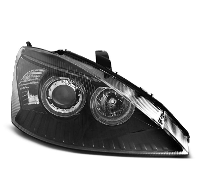 Faros Delanteros Angel Eyes Ford Focus 10.98-10.01 Fondo Negro