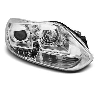 Faros Delanteros Luz Diurna Ford Focus Mk3 11- 10.14 Cromados
