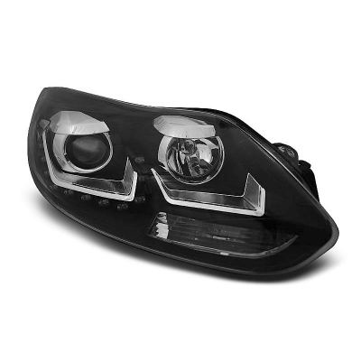 Faros Delanteros Luz Diurna Ford Focus Mk3 11- 10.14 Fondo Negro
