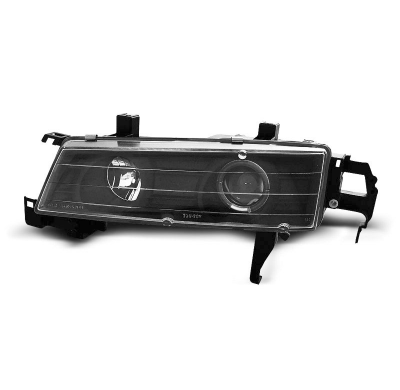 Faros Delanteros Angel Eyes Honda Prelude 02.92-01.97 Fondo Negro