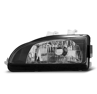 Faros Delanteros Honda Civic 09.91-08.95 2d/3d Negro