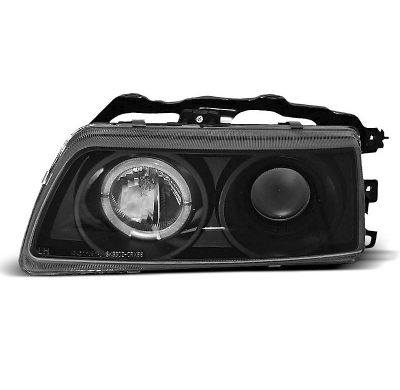 Faros Delanteros Angel Eyes Honda Crx 09.87-89 Fondo Negro