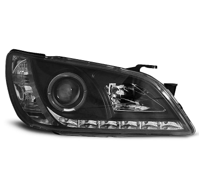 Faros Delanteros Luz Diurna Lexus Is 01-05 Fondo Negro