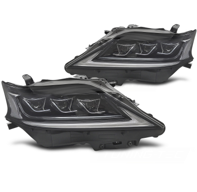 FAROS DELANTEROS LEXUS RX 12-15 LED NEGRO