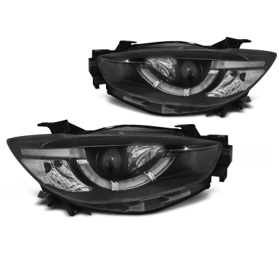 Faros Luz Diurna Mazda Cx5 11-15 Negro R87 Luz Diurna Real Xenon