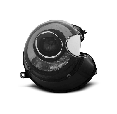 Faros Delanteros Luz Diurna Bmw Mini (Cooper) 06-14 Tube Light Negro