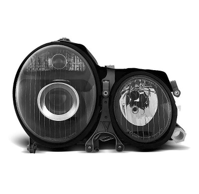 Faros Delanteros Mercedes W210 E-Klasa 06.99-03.02 Negro