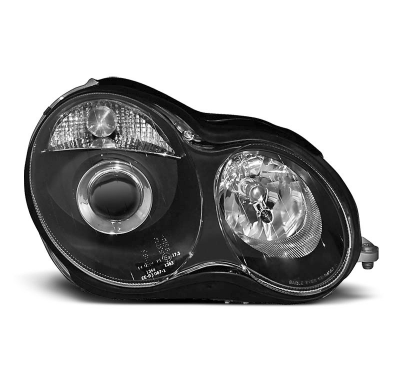 Faros Delanteros Mercedes W203 C-Klasa 07.00-03.04 Negro