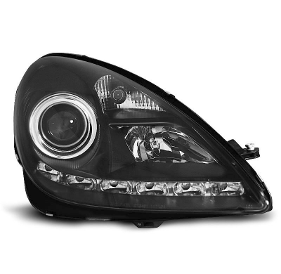 Faros Delanteros Luz Diurna Mercedes R171 Slk 04-11 Fondo Negro