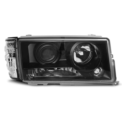 Faros Delanteros Mercedes W201/190 12.82-05.93 Negro