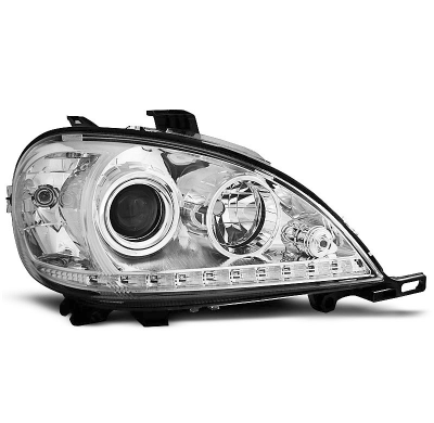 Faros Delanteros Luz Diurna Mercedes W163 Ml M-Klasa 03.98-08.01 Cromados