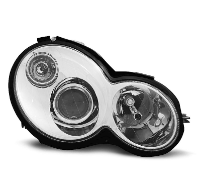 Faros Delanteros Mercedes Cl203 C-Klasa 00-04 Cromado Sportcoupe