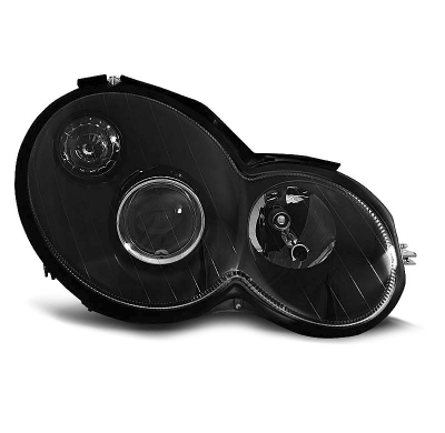 Faros Delanteros Mercedes Cl203 C-Klasa 00-04 Negro Sportcoupe