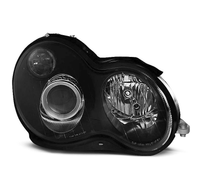 Faros Delanteros Mercedes W203 C-Klasa 07.00-03.04 Negro