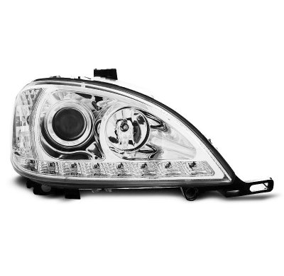Faros Delanteros Luz Diurna Mercedes W163 Ml M-Klasa 09.01-05 Cromados
