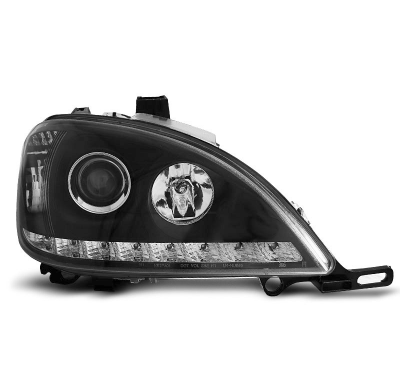 Faros Delanteros Luz Diurna Mercedes W163 Ml M-Klasa 09.01-05 Fondo Negro