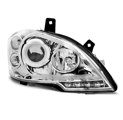 Faros Delanteros Luz Diurna Mercedes Vito W639 10.10-5.14 Cromado Tru Drl Ece-R87