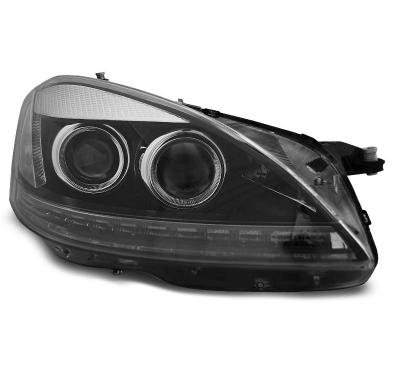 Faros Delanteros Luz Diurna Mercedes W221 05-09 Daylight Hid Negro