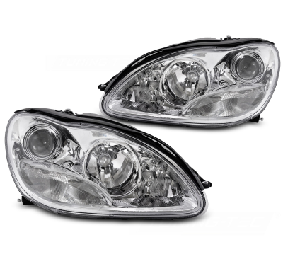 FAROS CROMADOS para MERCEDES W220 S-KLASA 98-02