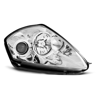 Faros Delanteros Angel Eyes Mitsubishi Eclipse D50 00-05 Cromados
