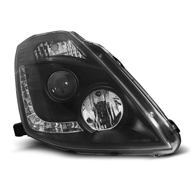 Faros Delanteros Luz Diurna Nissan 350z 03-05 Xenon D2s Fondo Negro