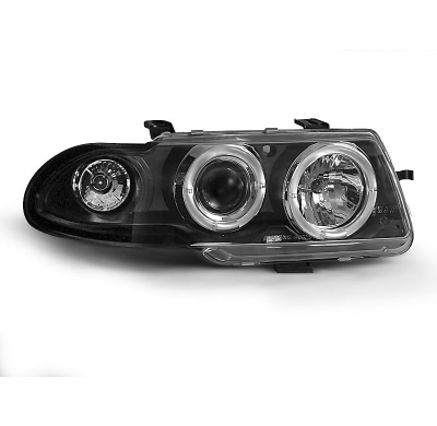 Faros Delanteros Angel Eyes Opel Astra F 09.94-08.97 Fondo Negro