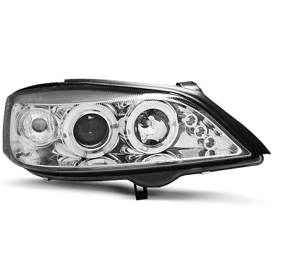 Faros Delanteros Angel Eyes Opel Astra G 02.98-02.04 Cromados