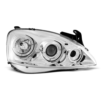 Faros Delanteros Angel Eyes Opel Corsa C 11.00 - 09.06 Cromados
