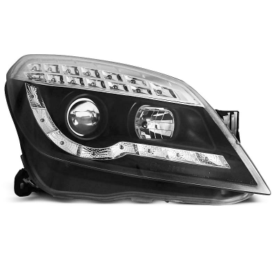 Faros Delanteros Luz Diurna Opel Astra H 03.04-10 Fondo Negro