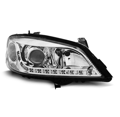Faros Delanteros Luz Diurna Opel Astra G 09.97-02.04 Cromados
