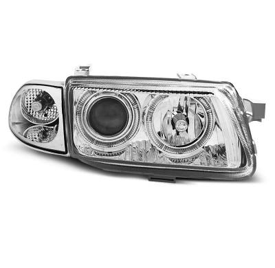 Faros Delanteros Angel Eyes Opel Astra F 09.94-08.97 Cromados