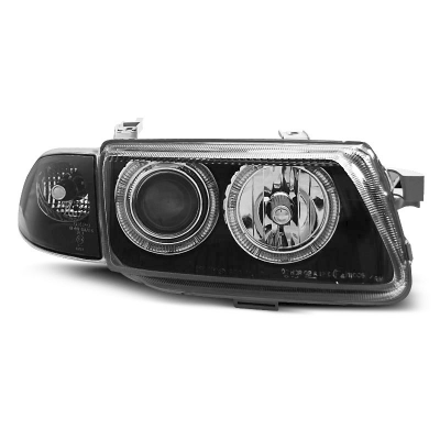 Faros Delanteros Angel Eyes Opel Astra F 09.94-08.97 Fondo Negro