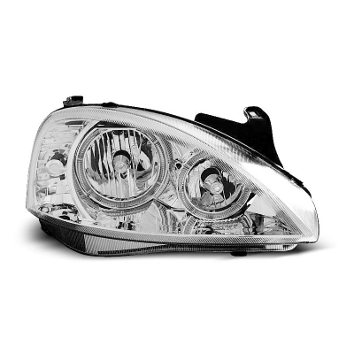 Faros Delanteros Angel Eyes Opel Corsa C 11.00-09.06 Cromados
