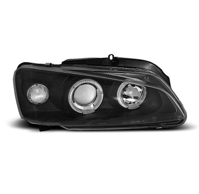 Faros Delanteros Angel Eyes Peugeot 106 08.96-03 Fondo Negro