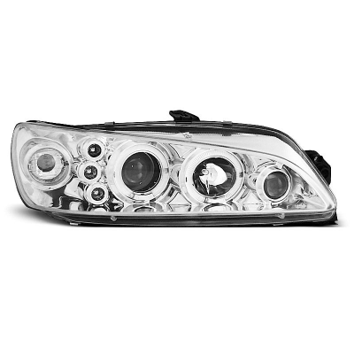 Faros Delanteros Angel Eyes Peugeot 306 05.97-03.01 Cromados