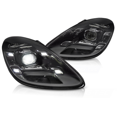 FAROS LED NEGROS para PORSCHE BOXSTER CAYMAN 718 2016-