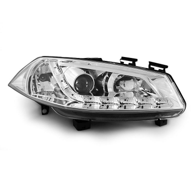 Renault Megane Ii 11.02-12.05 Faros Delanteros Luz Diurna Cromados