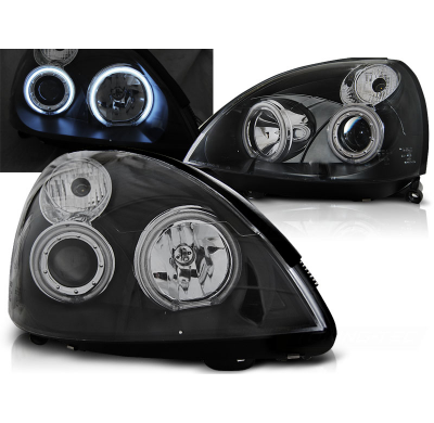 Faros Delanteros Angel Eyes Renault Clio Ii 06.01-09.05 Angel Eyes Ccfl Negro