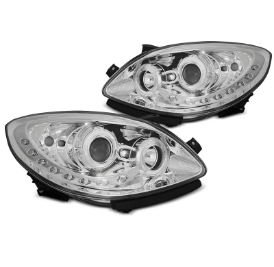 Faros Delanteros Luz Diurna Renault Twingo 07-11 Daylight Cromado