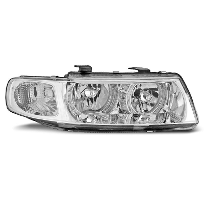Faros Delanteros Angel Eyes Seat Leon / Toledo 04.99-08.04 Cromados