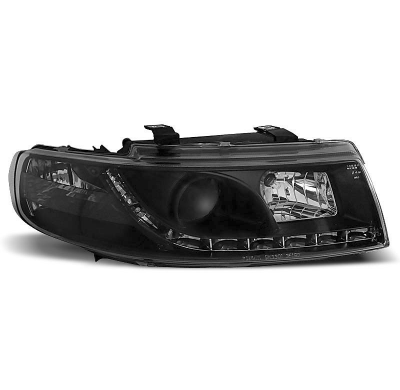 Faros Delanteros Luz Diurna Seat Leon / Toledo 04.99-08.04 Fondo Negro