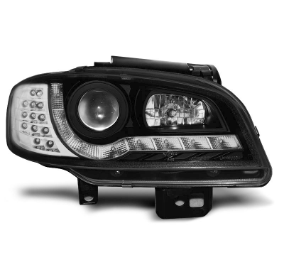 Faros Delanteros Luz Diurna Seat Ibiza/Cordoba 09.99-03.02 Fondo Negro