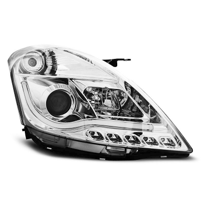 Faros Delanteros Luz Diurna Suzuki Swift Iv 10-10.13 Tube Light Cromado