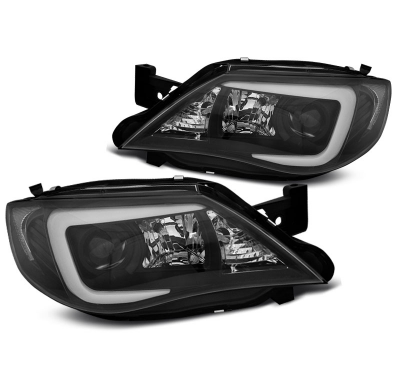 Faros Luz Diurna Subaru Impreza Iii Gh 07-12 Tube Negro Xenon