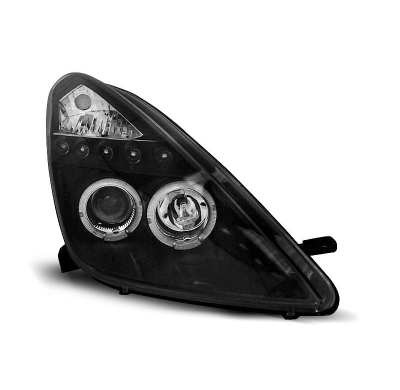 Faros Delanteros Angel Eyes Toyota Celica T230 99-05 Fondo Negro