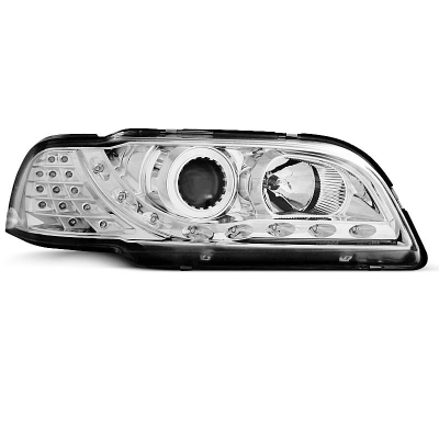 Faros Delanteros Luz Diurna Volvo S40/V40 02.96-04.00 Cromados