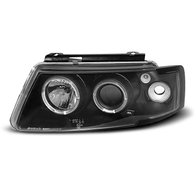 Faros Delanteros Angel Eyes Vw Passat B5 3b 11.96-08.00 Fondo Negro