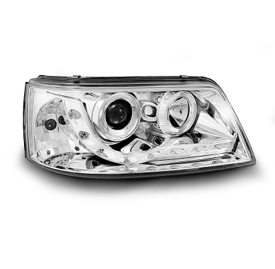Vw T5 04.03-08.09 Faros Delanteros Luz Diurna Cromados